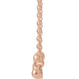 14K Rose Constellation Bar 18 Necklace - 86901607P photo 2