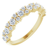 14K Yellow 9/10 CTW Diamond Anniversary Band - 123328601P photo