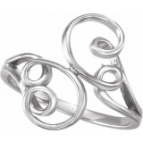 14K White Freeform Ring - 51526253P photo