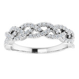 Platinum 1/3 CTW Diamond Anniversary Band - 123365603P photo 3