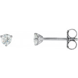 14K White 1/5 CTW Diamond Stud Earrings - 6623360081P photo