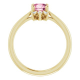 14K Yellow Pink Tourmaline & 1/4 CTW Diamond Ring - 72080661P photo 2