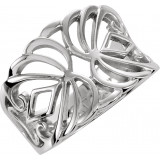 14K White Freeform Ring - 51826343P photo