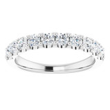 14K White 3/4 CTW Diamond Anniversary Band - 123041608P photo 3