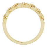 14K Yellow .08 CTW Diamond Stackable Ring - 65196960000P photo 2