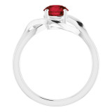 14K White Mozambique Garnet Ring - 7184060001P photo 2