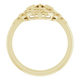 14K Yellow Vintage-Inspired Ring - 52056102P photo 2