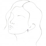 14K White Amethyst & 1/4 CTW Diamond Earrings - 870256009P photo 3