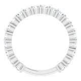 14K White 1 1/5 CTW Diamond Anniversary Band - 1236556008P photo 2