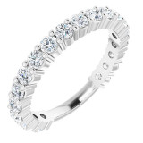 14K White 1 1/5 CTW Diamond Anniversary Band - 1236556008P photo