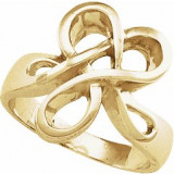 14K Yellow Freeform Ring - 552337262P photo