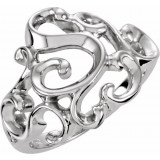 14K White Metal Fashion Ring - 540022470P photo