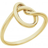 14K Yellow Knot Design Ring - 861771001P photo