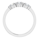 14K White 3/8 CTW Diamond Engagement Ring - 12283260000P photo 2