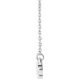 14K White Infinity-Inspired Heart 16-18 Necklace - 86673600P photo 2