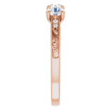 14K Rose 3/4 CTW Diamond Anniversary Band - 1232666002P photo 4