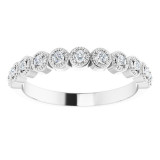 14K White 1/6 CTW Diamond Anniversary Band - 123420604P photo 3