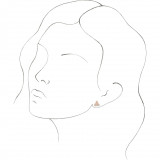 14K Rose Celtic-Inspired Trinity Earrings - R17025602P photo 3