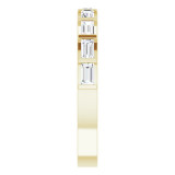 14K Yellow 5/8 CTW Diamond Straight Baguette Anniversary Band - 123178605P photo 4