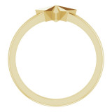 14K Yellow Starburst Ring - 51945102P photo 2