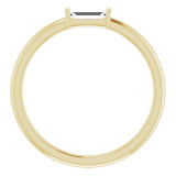 14K Yellow 1/6 CTW Diamond Stackable Ring - 122887606P photo 2