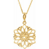 14K Yellow Decorative 18 Necklace - 855951003P photo 2