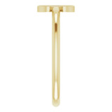 14K Yellow Initial C Ring - 51895114P photo 4