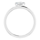 14K White 1/5 CTW Diamond Ring - 122975600P photo 2