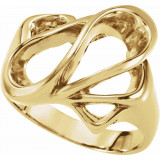 14K Yellow Freeform Ring - 551537092P photo