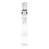 14K White 5/8 CTW Diamond Straight Baguette Anniversary Band - 123178604P photo 4