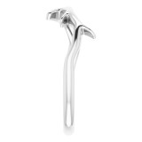 14K White Branch Ring - 51752101P photo 4