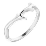 14K White Branch Ring - 51752101P photo