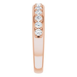 14K Rose 5/8 CTW Diamond Anniversary Band - 1231926002P photo 4