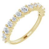 14K Yellow 3/4 CTW Diamond Anniversary Band - 123371601P photo