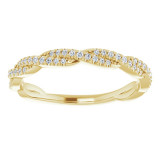 14K Yellow 1/6 CTW Diamond Anniversary Band - 123325601P photo 3