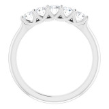 14K White 1/2 CTW Diamond Anniversary Band - 1238736000P photo 2