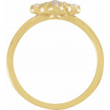 14K Yellow Ethiopian Opal & .02 CTW Diamond Ring - 720736002P photo 2