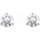 14K White 1/3 CTW Diamond Earrings - 6623460079P photo 2