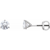 14K White 1/3 CTW Diamond Earrings - 6623460079P photo
