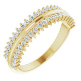 14K Yellow 1/3 CTW Diamond Anniversary Band - 123801601P photo