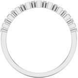 14K White 3/4 CTW Diamond Anniversary Band - 653559601P photo 2