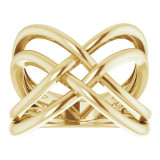 14K Yellow Freeform Ring - 65212260000P photo 3