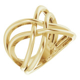 14K Yellow Freeform Ring - 65212260000P photo