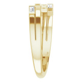 14K Yellow 1/4 CTW Diamond Geometric Ring - 124113601P photo 4