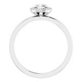 14K White 1/3 CTW Diamond Ring - 12274360000P photo 2