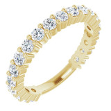 14K Yellow 1 1/5 CTW Diamond Anniversary Band - 1236556009P photo