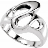 14K White Fashion Ring - 5891123397P photo