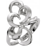 14K White Metal Fashion Ring - 525519754P photo