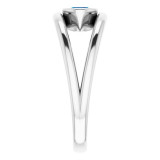 14K White Blue Sapphire Ring - 720126000P photo 4