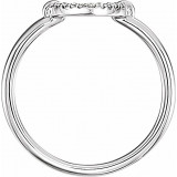 14K White .07 CTW Diamond Heart Ring - 122972600P photo 2